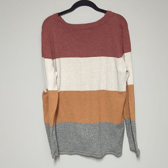 Pinque Striped Color Block Sweater - Picture 4 of 6